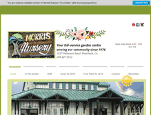 Tablet Screenshot of morrisnursery.com